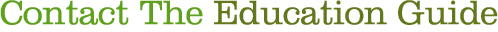 Contact The Education Guide